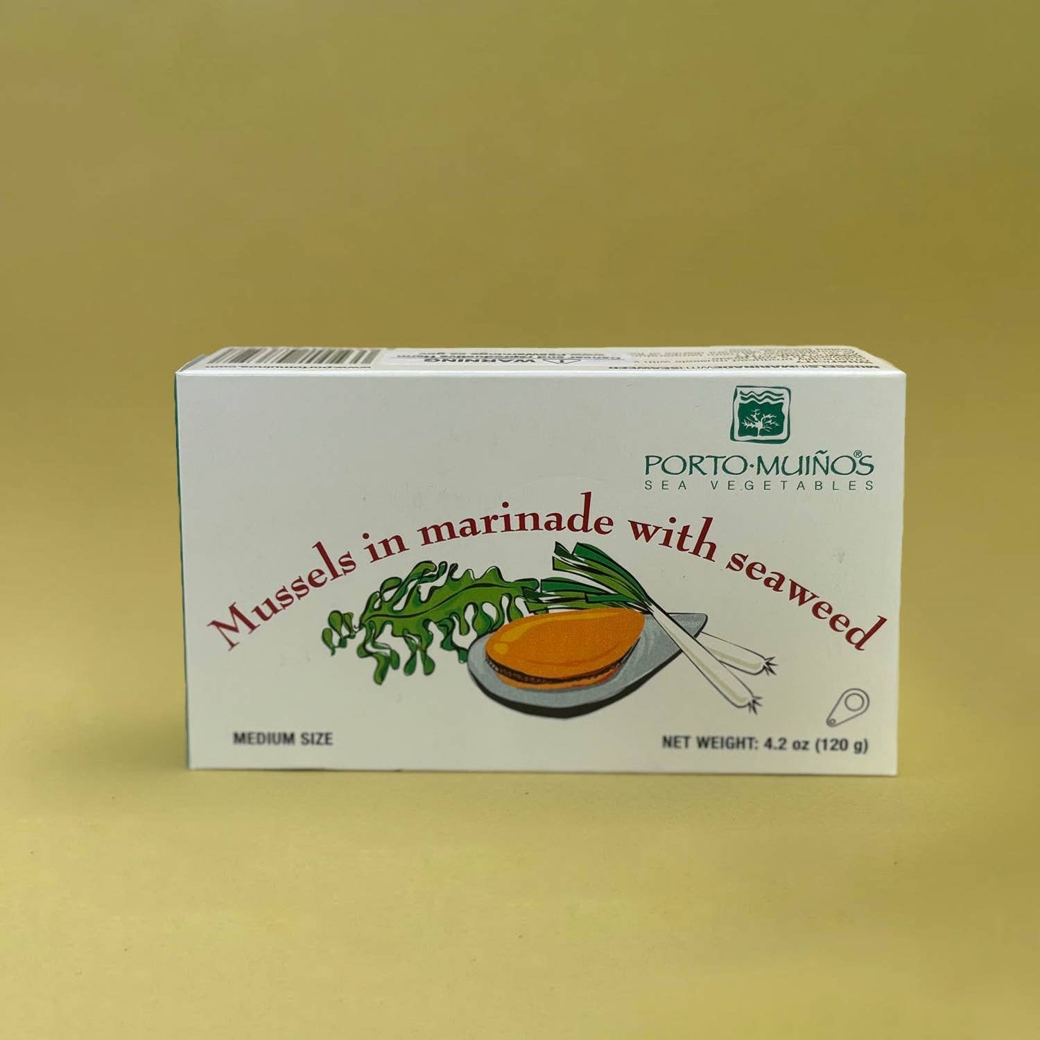 Lata - Wholesale Fish/Seafood - Porto-Muiños Mussels with Seaweed Marinated in White Pickle Sauce