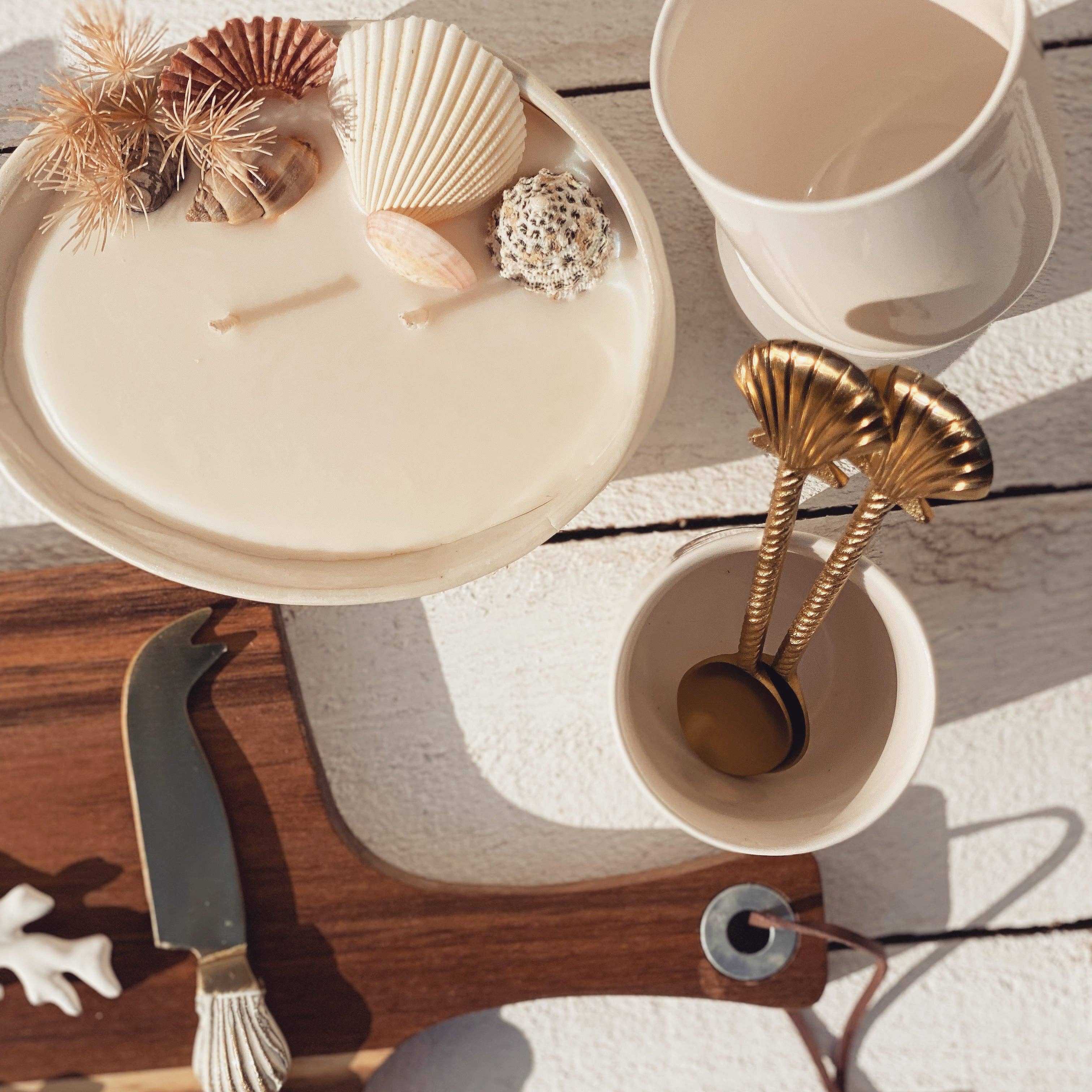 saide. - Vente Couteaux à fromage - couteau à fromage en corail blanc | ensemble11