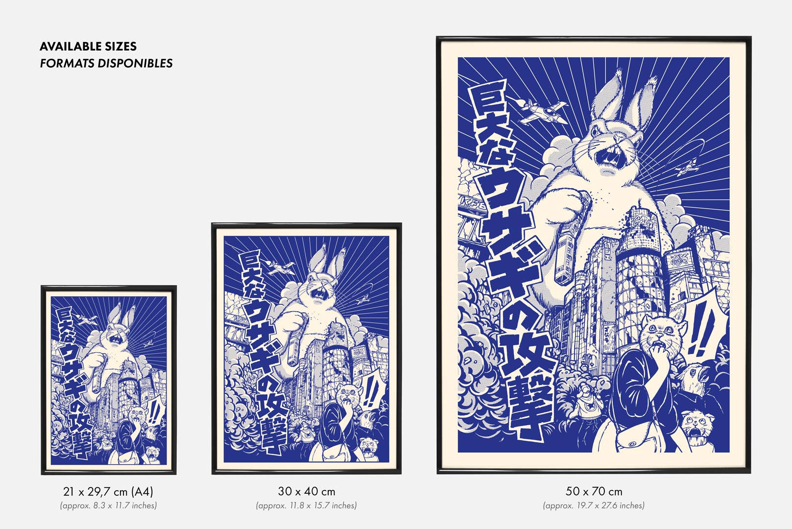 Yeaaah! Studio - Wholesale Poster - “Usagi” poster (Format 50x70cm, 30x40cm or A4)1
