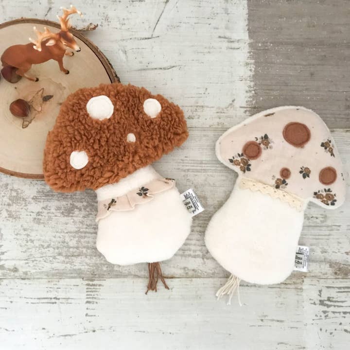 UNDEUXCROIX - Wholesale Hot/Cold Compress - Dry hot water bottle - MUSHROOM - moumoute