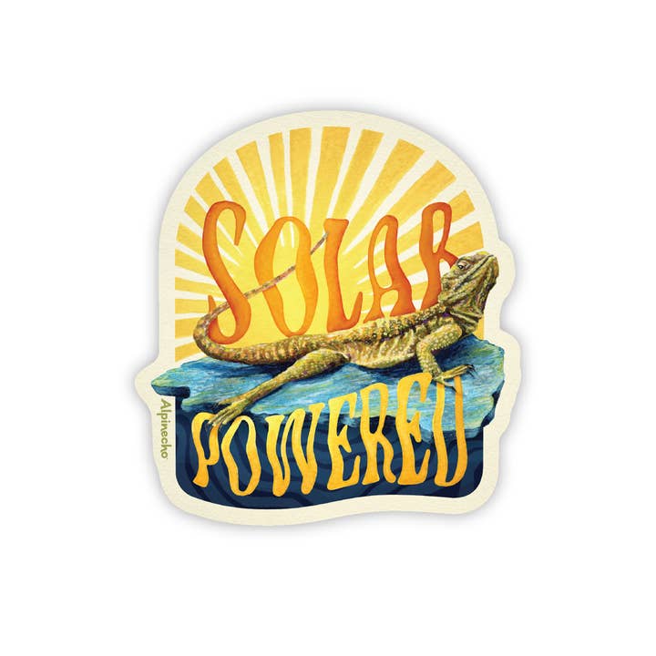 Alpinecho - Wholesale Sticker - Solar Powered Lizard Sticker2