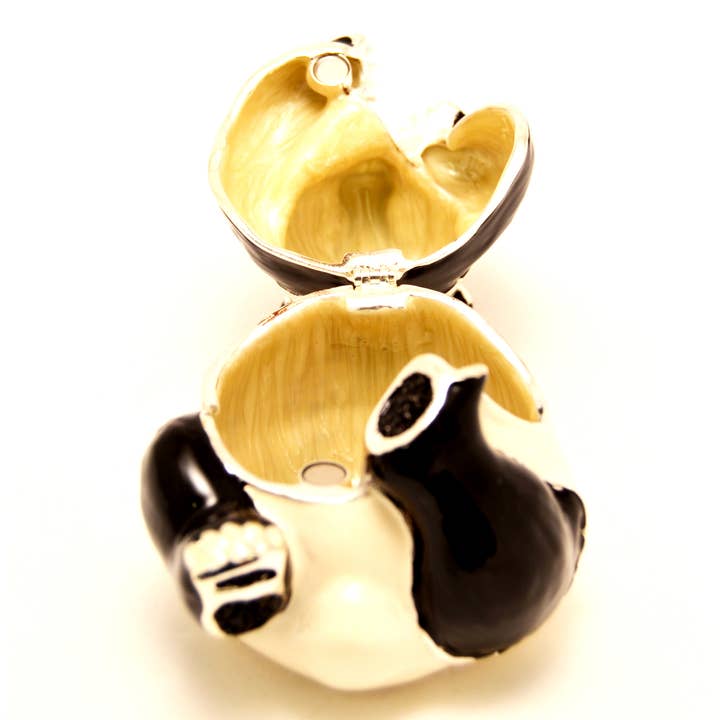 Ciel Collectables - Vente Boîte/rangement à bijoux - Boîte à bijoux Big Panda. Fabriqué à la main avec des cristaux Swarovski4