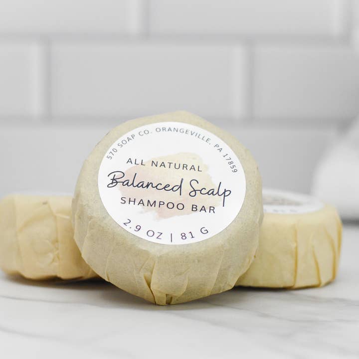 570 Soap Company - Wholesale Shampoo Puck/Solid Shampoo - Balanced Scalp Hair Shampoo Bar - All Natural