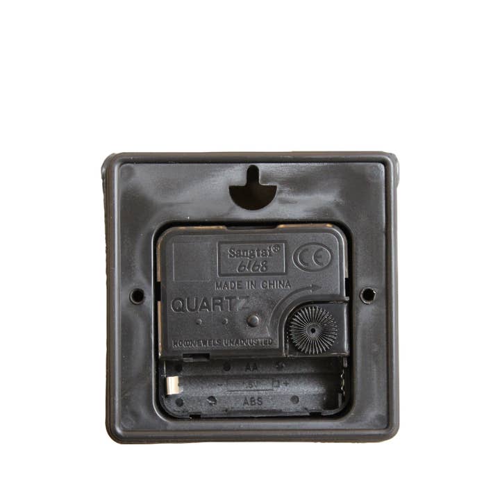 Brown Round Mdf 13" Wall Clock Wood Plank for wholesale on Faire1