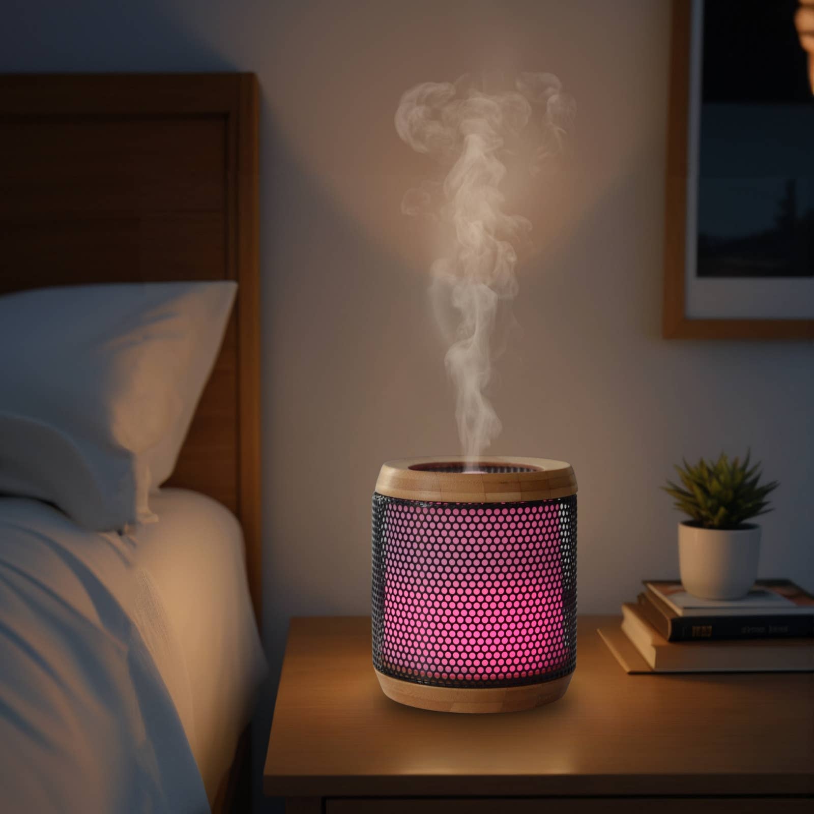 Zen'Arôme - Wholesale Electronic Diffuser - Elipsia Essential Oil Diffuser in Bamboo and Metal10