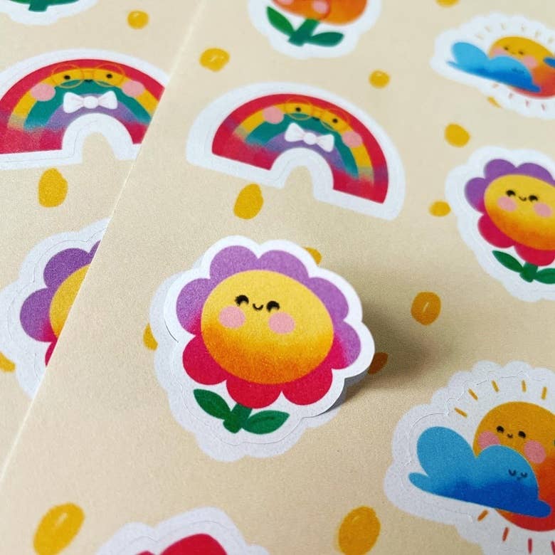 Girafette - Wholesale Sticker - “Nice days” sticker sheet1