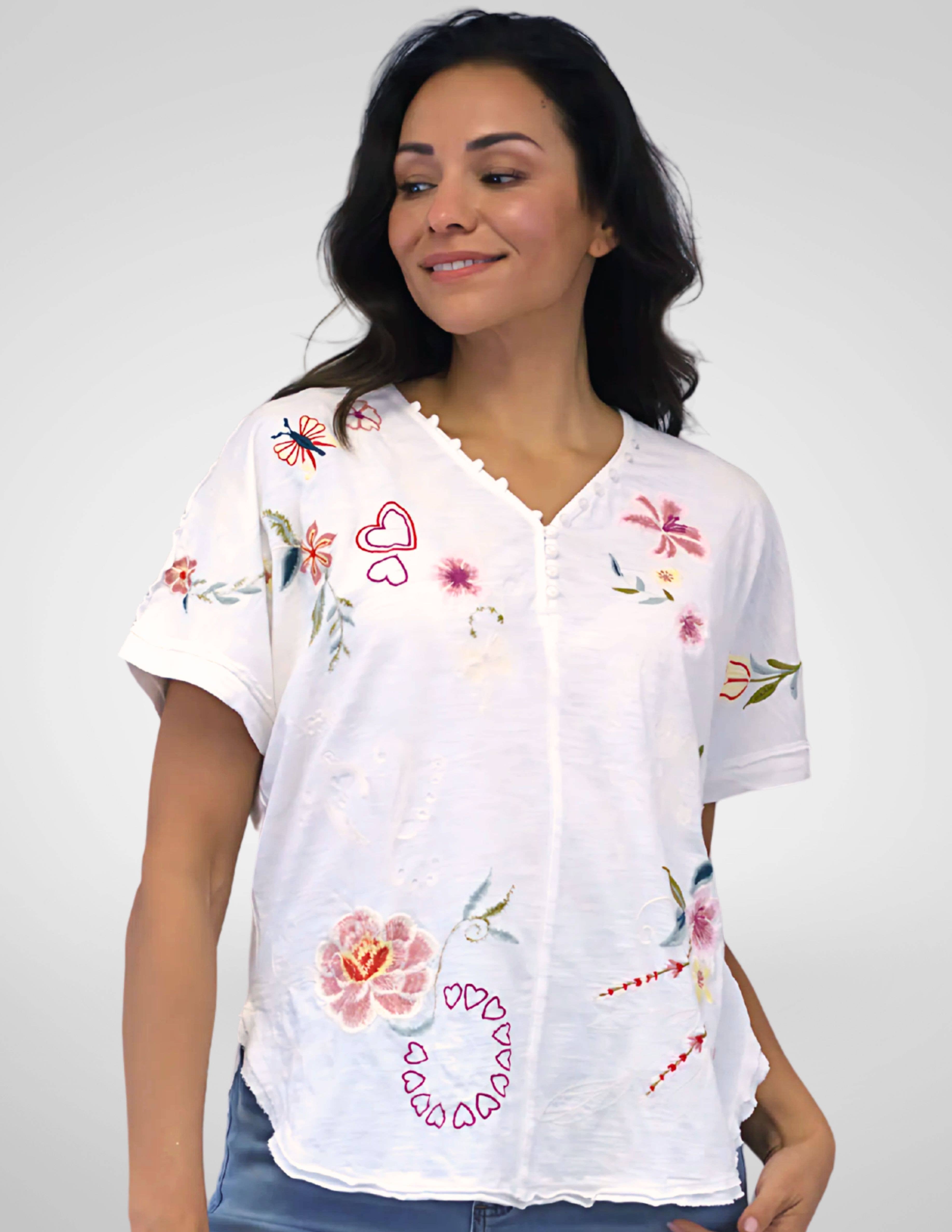 Caite & Kyla - Wholesale T-Shirt - Women's - TESSA TEE 0