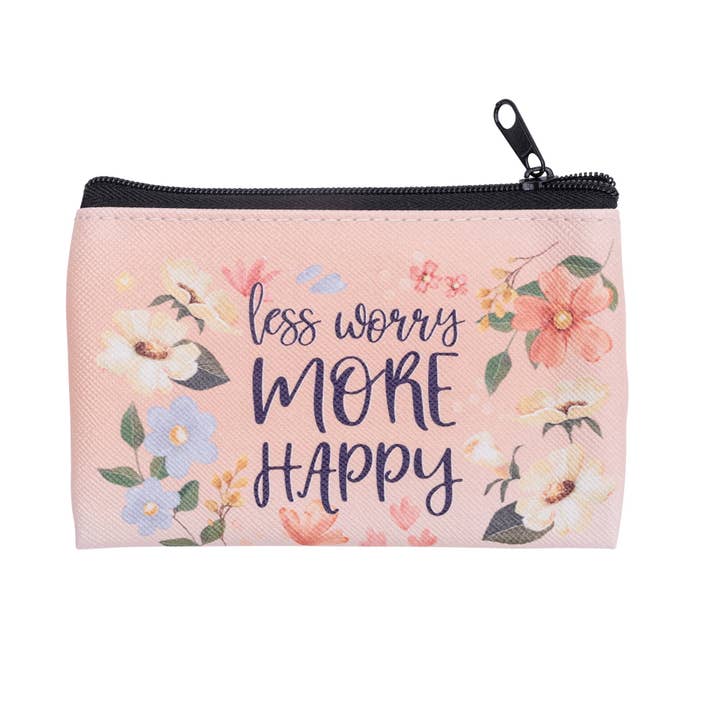 Coin Purse: Less Worry for wholesale by Divinity Boutique