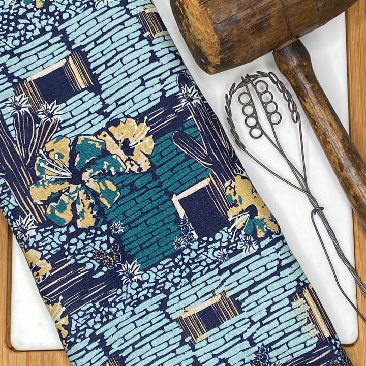 Tea Towel - Adobe in the Moonlight Southwest towel/napkin for wholesale by Cher the Fire
