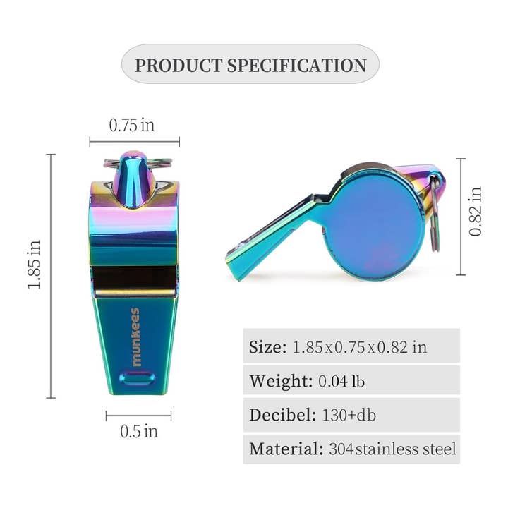 AceCamp - Wholesale Sporting Accessories - Stainless Steel Whistle3