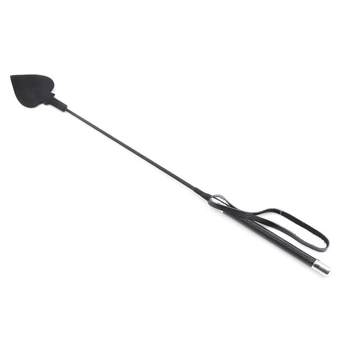 Plesur Body Products - Wholesale Sex Toy - Crop - Silicone Spade Tip Riding Crop with Pro Handle