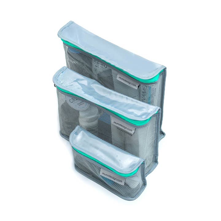 Cubes de toilette (lot de 3) - Aqua pour la vente par mumi
