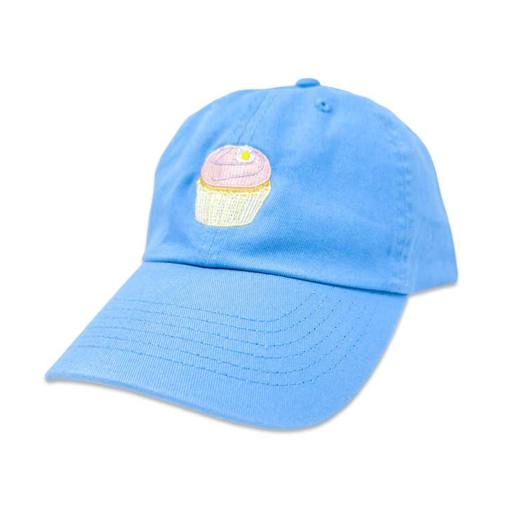 *SALE* Carrie Cupcake Embroidered Hat for wholesale by Jenny Lemons