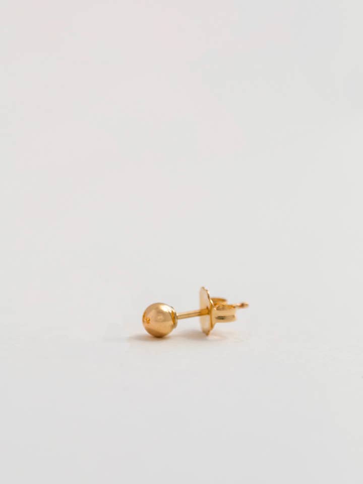Baby Courtney Ball Stud (Single) for wholesale by Narrative Jewelry