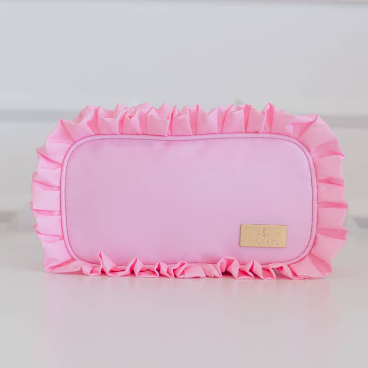 Hollis - Wholesale Pouch - Women's - Ruffled Nylon Medium Pouch