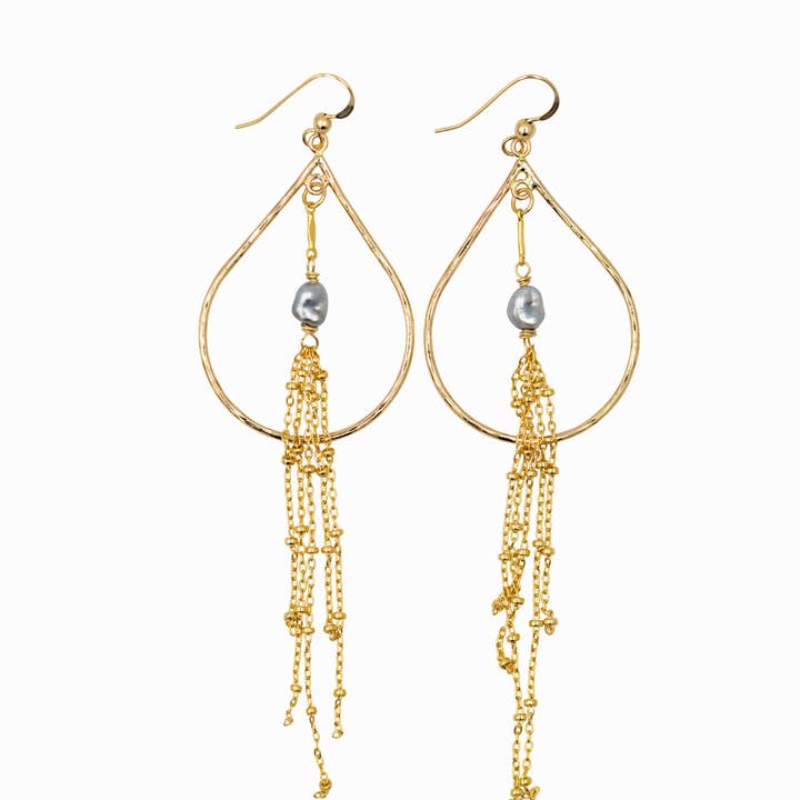 Keshi Co - Wholesale Dangle Earrings - Keshi Waterfall Kites0
