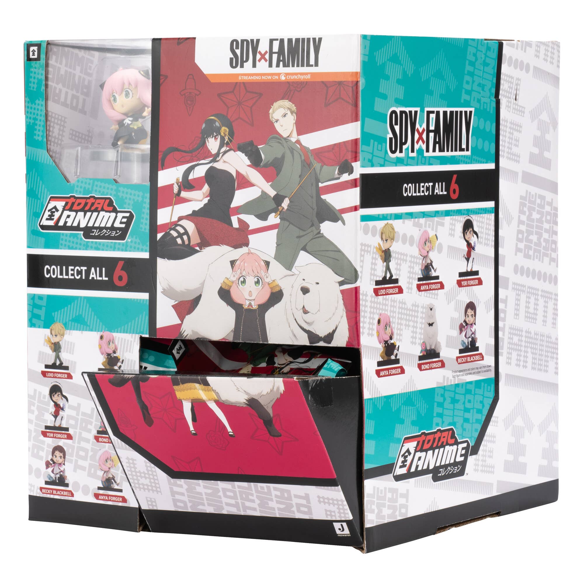 License 2 Play Toys - Wholesale Figurine Toy - Kids - Total Anime 2 Inch Spy Family Blind Figure Pack 12pc Display0