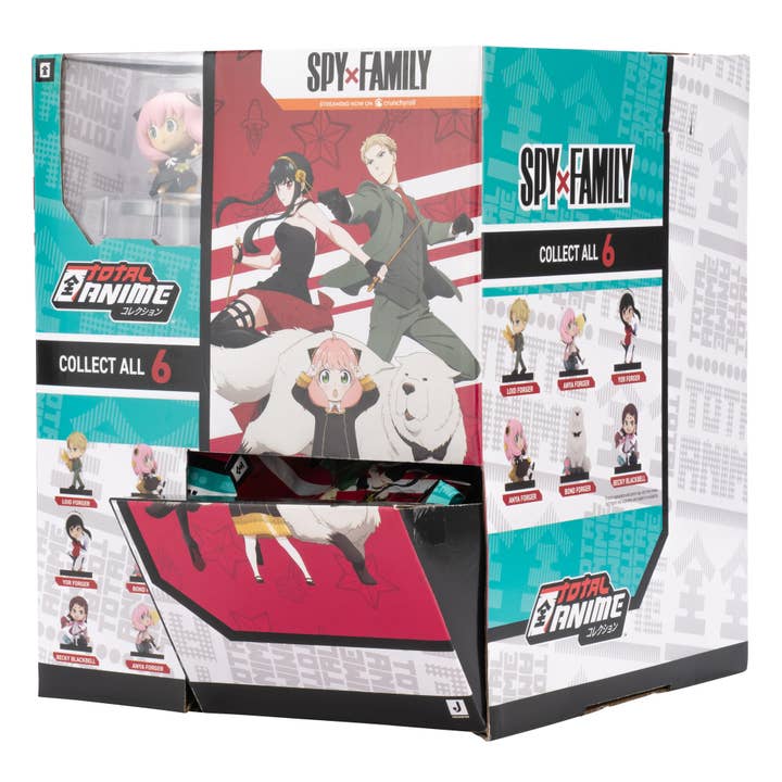 License 2 Play Toys - Wholesale Figurine Toy - Kids - Total Anime 2 Inch Spy Family Blind Figure Pack 12pc Display