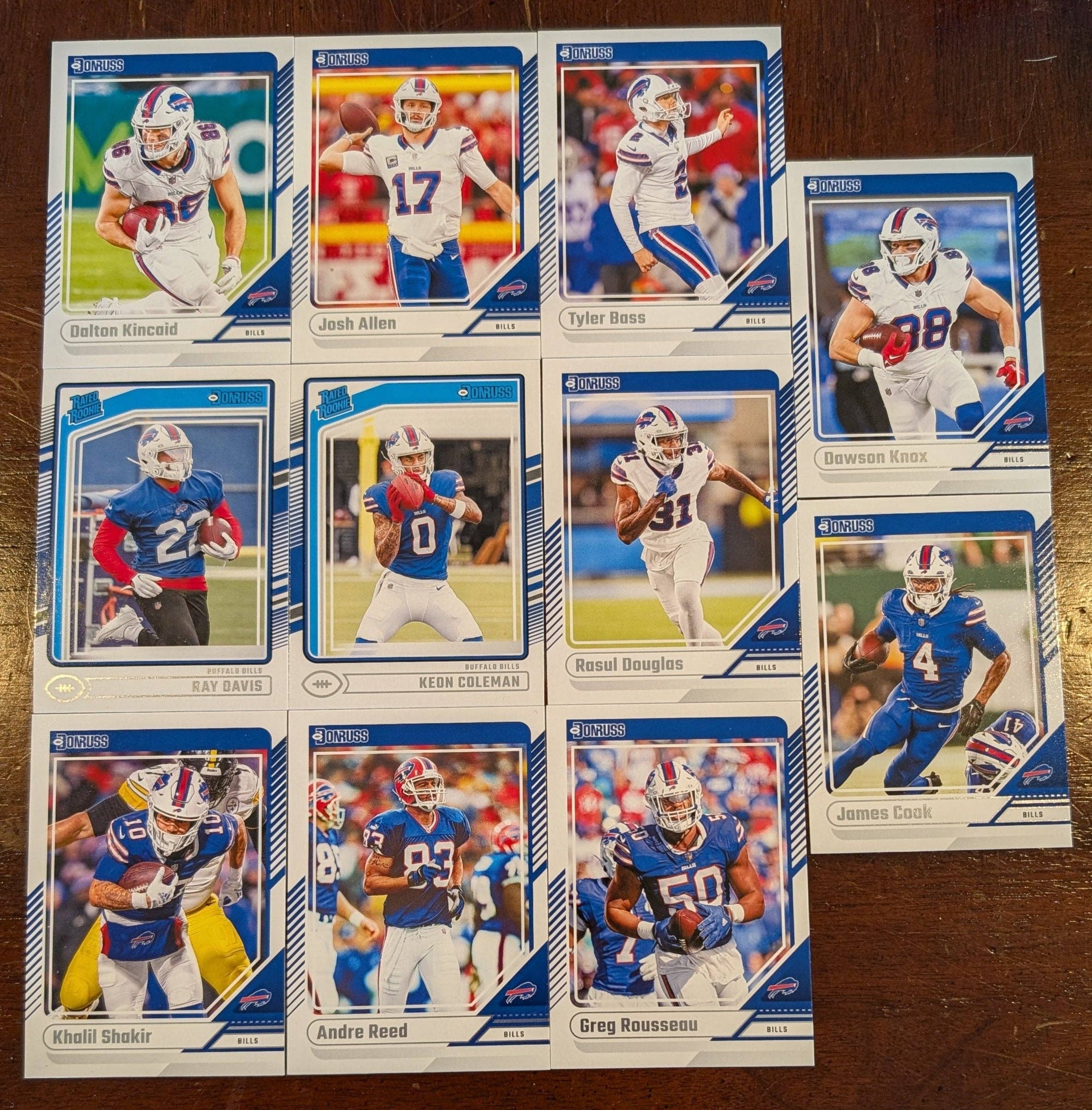 C And I Collectables - Vente Jeu de sport – enfant et bébé - Ensemble d'équipe NFL Buffalo Bills 2024 Donruss scellé en usine Josh Allen1