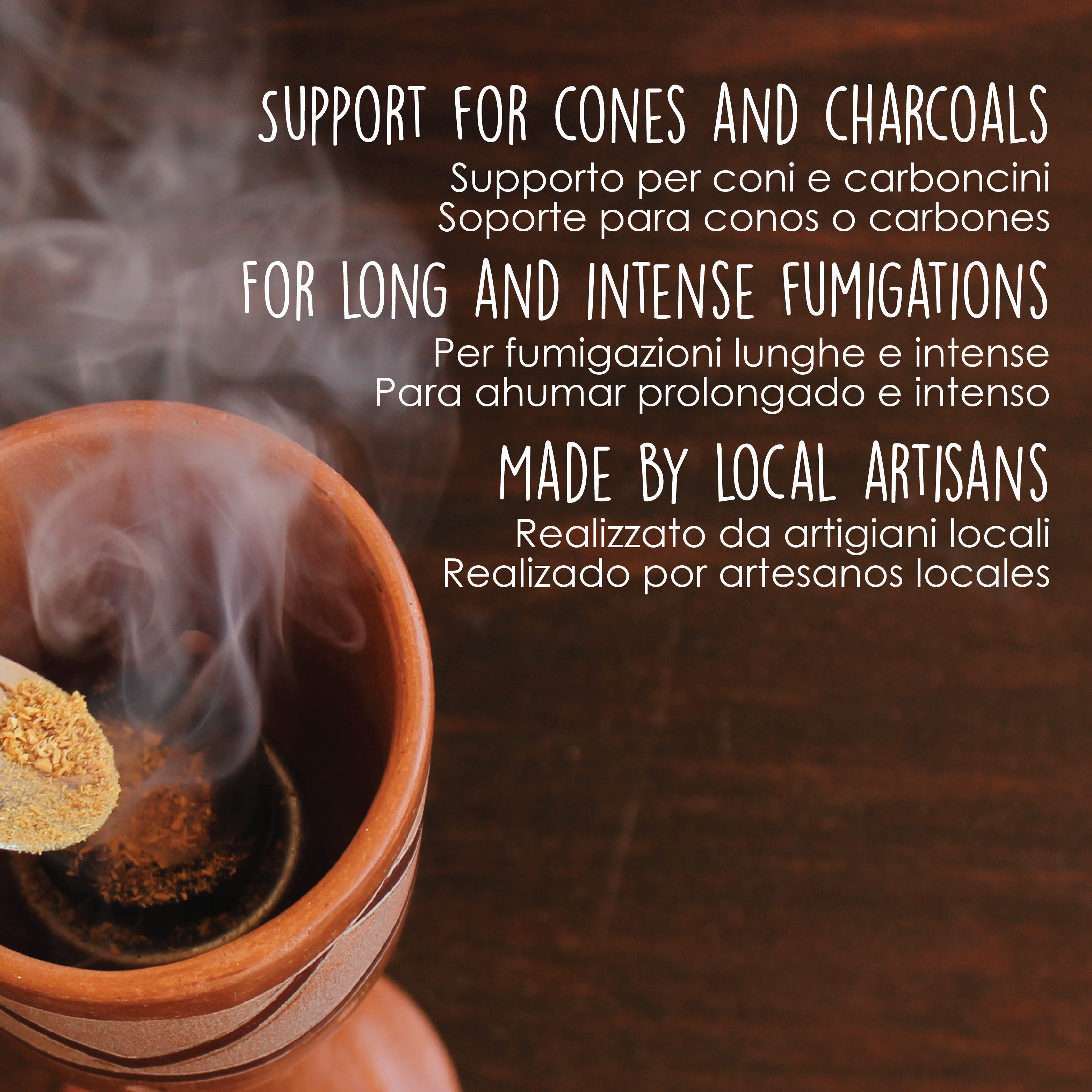 Herborea srl - Wholesale Incense Holder - Steel Holder for Charcoals and Cones for Incense Burners2