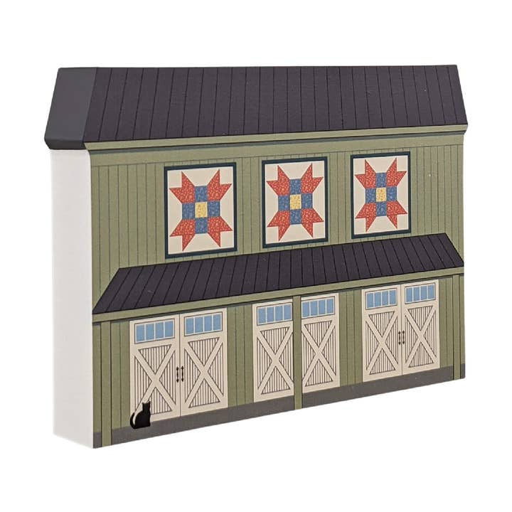 Cats Meow Village, Farmer's Daughter Quilt Barn for wholesale by Cats Meow Village