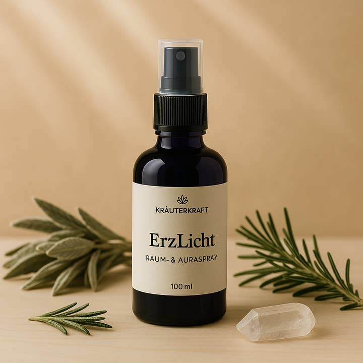 Erzlicht Room & Aura Spray for wholesale by Kreutherkraft Manufaktur