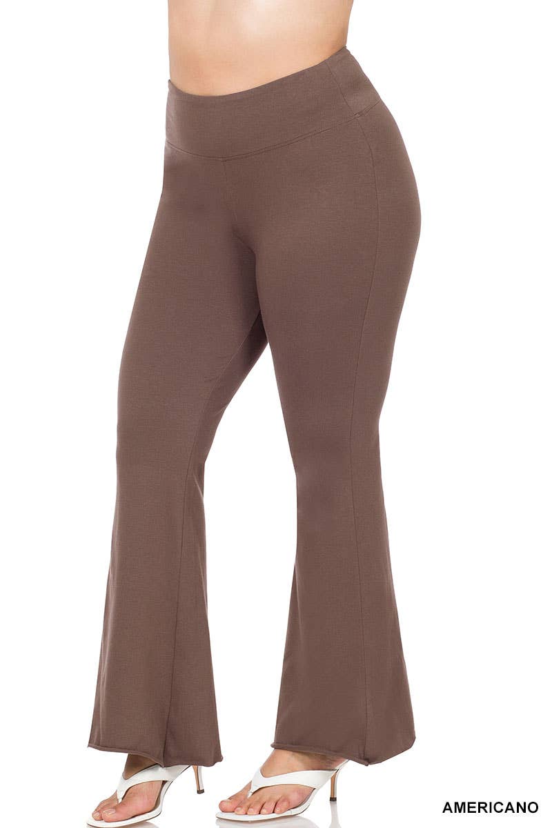 42POPS - Wholesale Athletic Pants - Women's - ,.....PLUS size Flare leggings yoga pants8