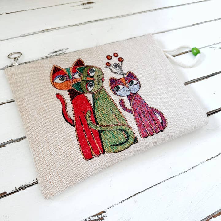 Evileyefavor - Wholesale Clutch bag – women's - Wholesale Cat Clutch Bag – Boho Purse w/ Wristlet7