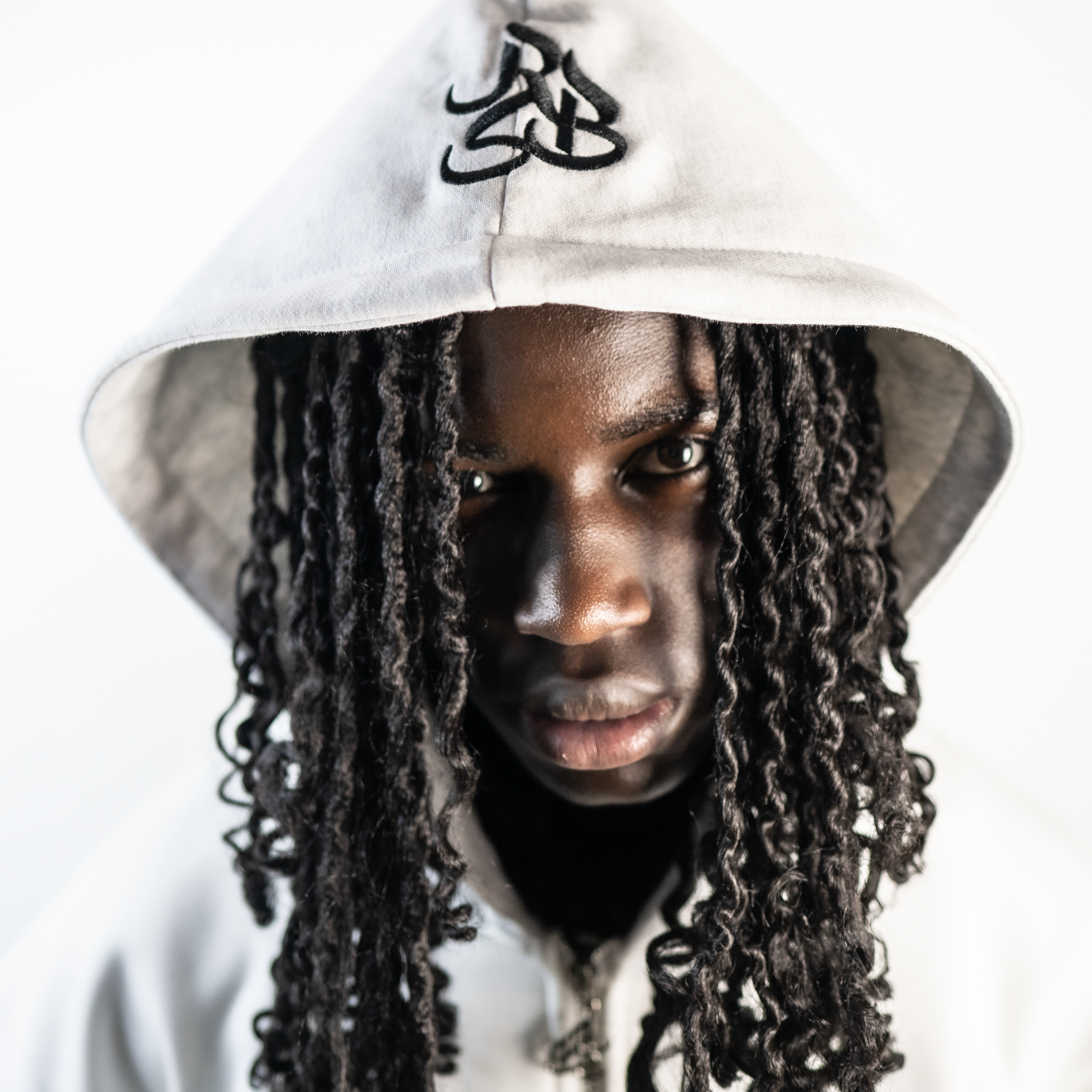 RightBackStudios - Wholesale Hoodie - Unisex - RECHTSVERTEIDIGER STERN REISSVERSCHLUSS WEISS5