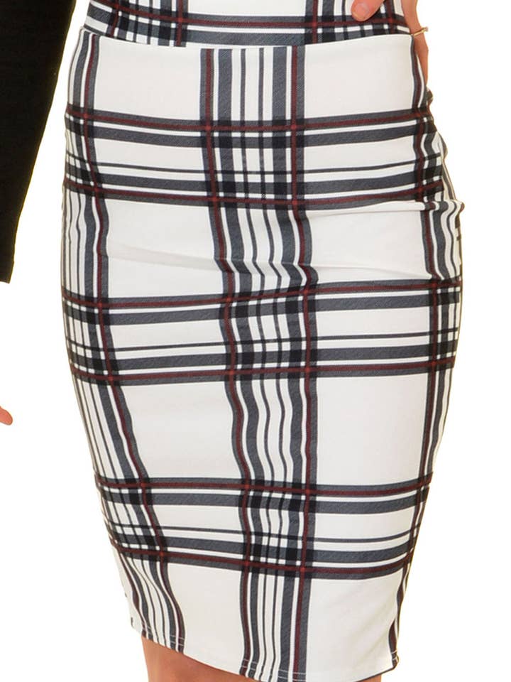 Print Pencil Nederdel for engroshandel hos PrettyFashion.com