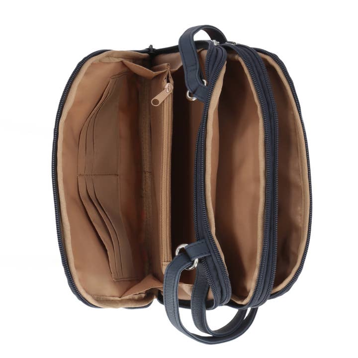 Multisac Handbags - Wholesale Crossbody Bag - Women's - Multisac Zippy Triple Compartment Crossbody31