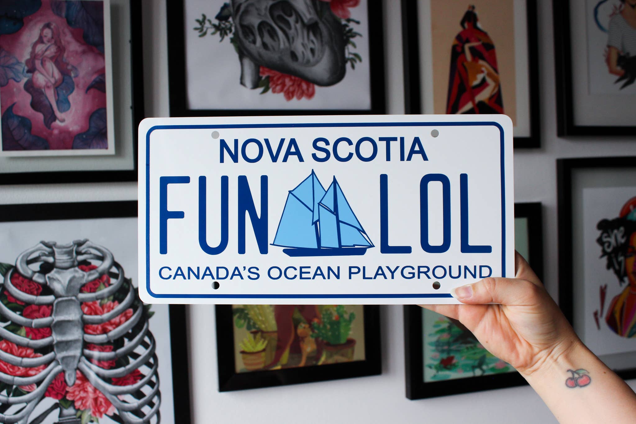 Betina C Koche - Wholesale Sign - Custom Canadian License Plate | Real Size3