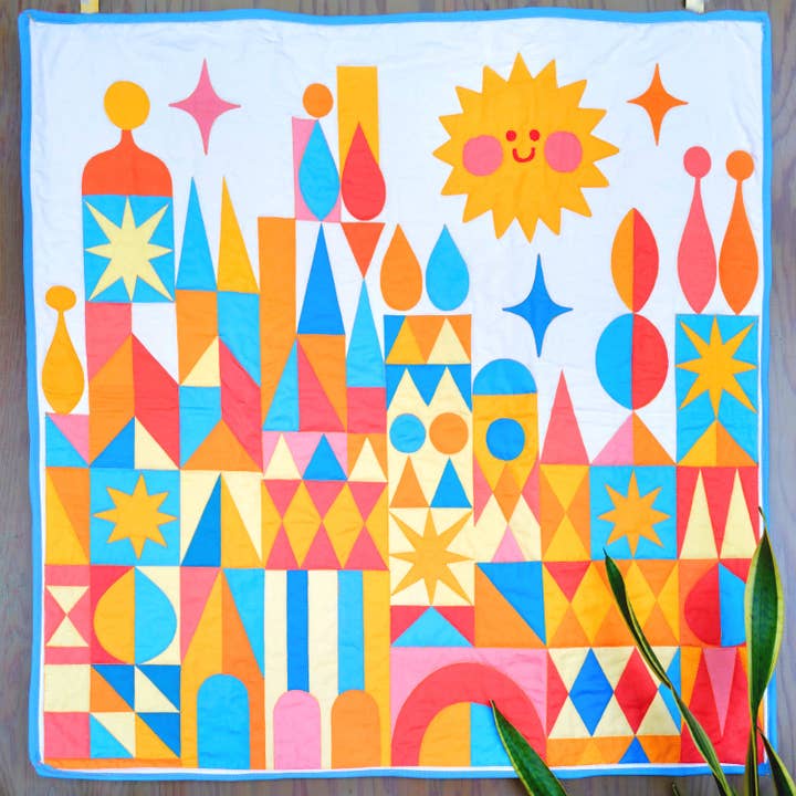 With Love by Kristy - Wholesale Craft Sewing Kit - Beginner Quilt Kit - Brighter Days Whole Cloth Quilt Kit1