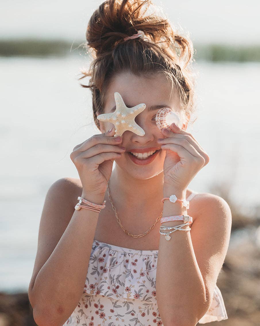 K'lani hair tie bracelets - Wholesale Jewelry Set - "Shimmer" Beach Inspired Hair Tie Bracelets6