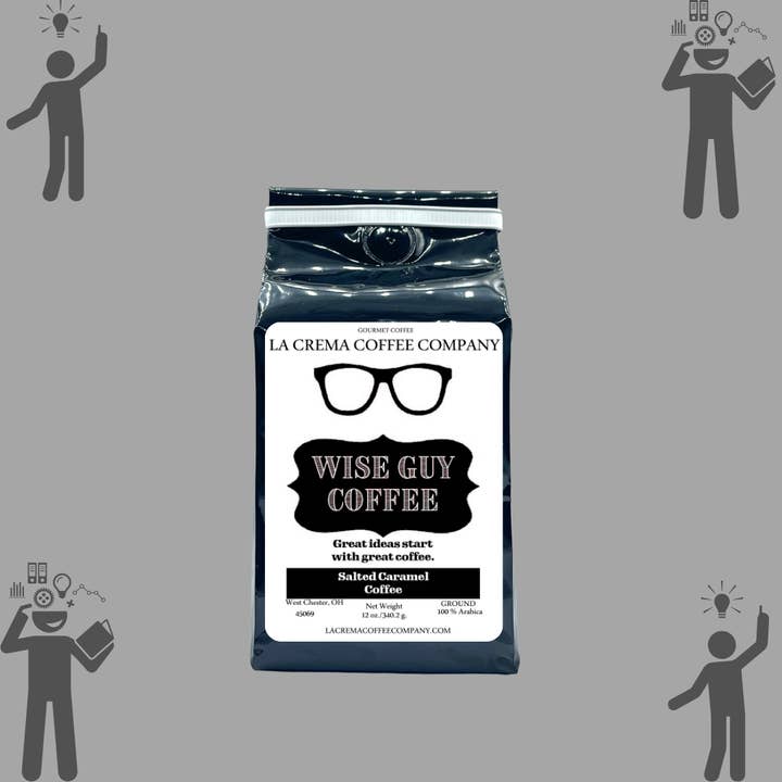 Wise Guy – Caramelo Salgado por atacado de La Crema Coffee Company