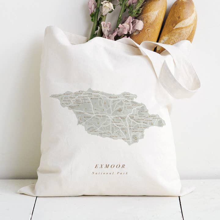 Exmoor Tote Bag for wholesale by Britain Illustrated