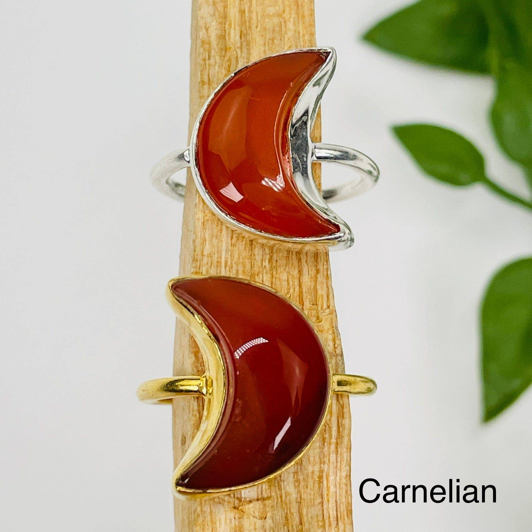 Rock Paradise - Wholesale Cocktail/Statement Ring - Crystal Gemstone Moon Ring - Gold or Silver7