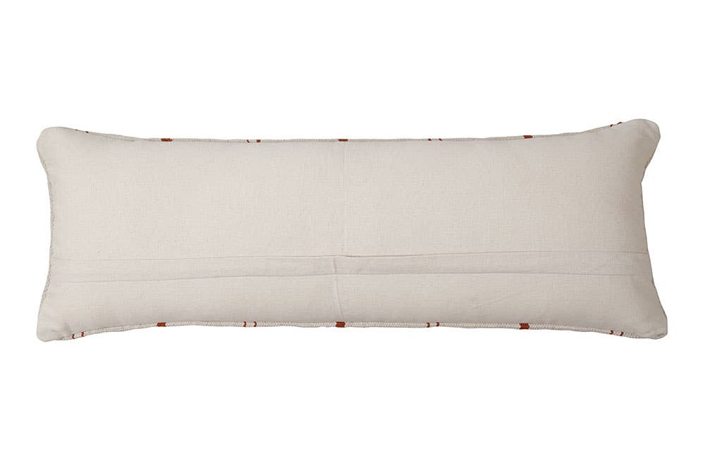 Casa Amarosa - Wholesale Lumbar Pillow - Terra Diamond Lumbar Pillow- 12 x 34 inch4