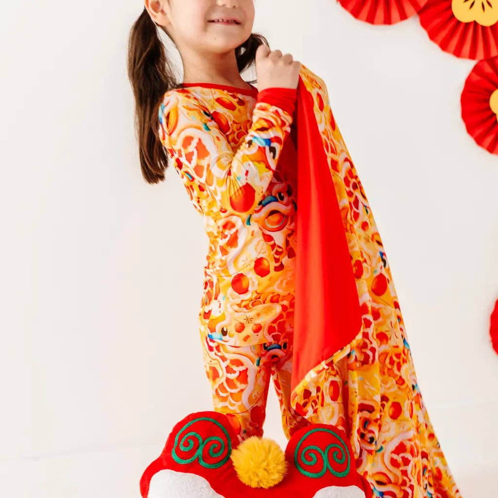 Dreambly Me - Wholesale Bedding Blanket - Kids & Baby - Lion Dancers Blanket2