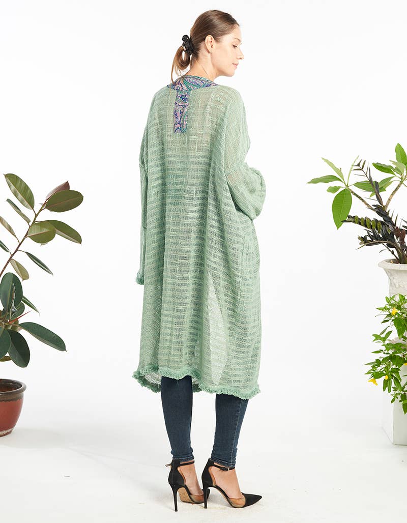 Kathmandu Imports – wholesale Kimono – Women's – COTTON KIMONO (KT-1518)1