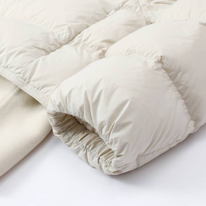 Urlazh - Wholesale Puffer Jacket - Women's - Milkshake Patchwork Down4