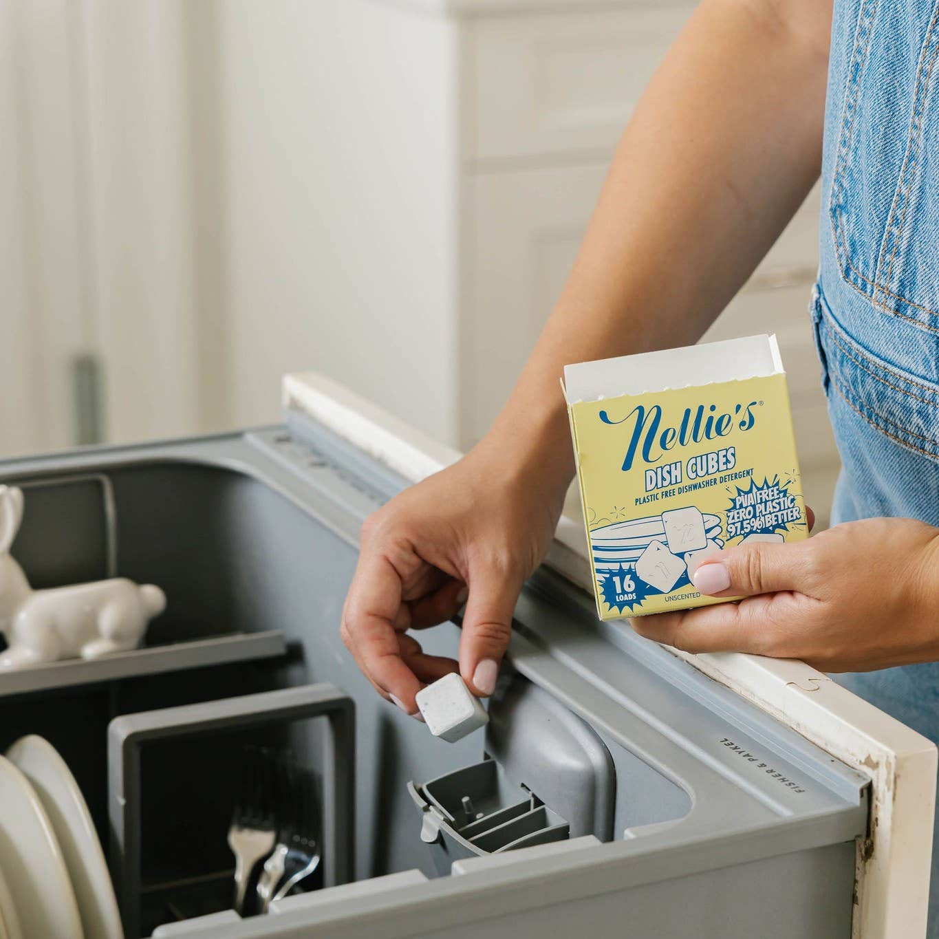 Nellie's Clean - Wholesale Dishwasher Tablets - Dish Cubes 16 Load, Pre-Measured Dishwasher Detergent 2