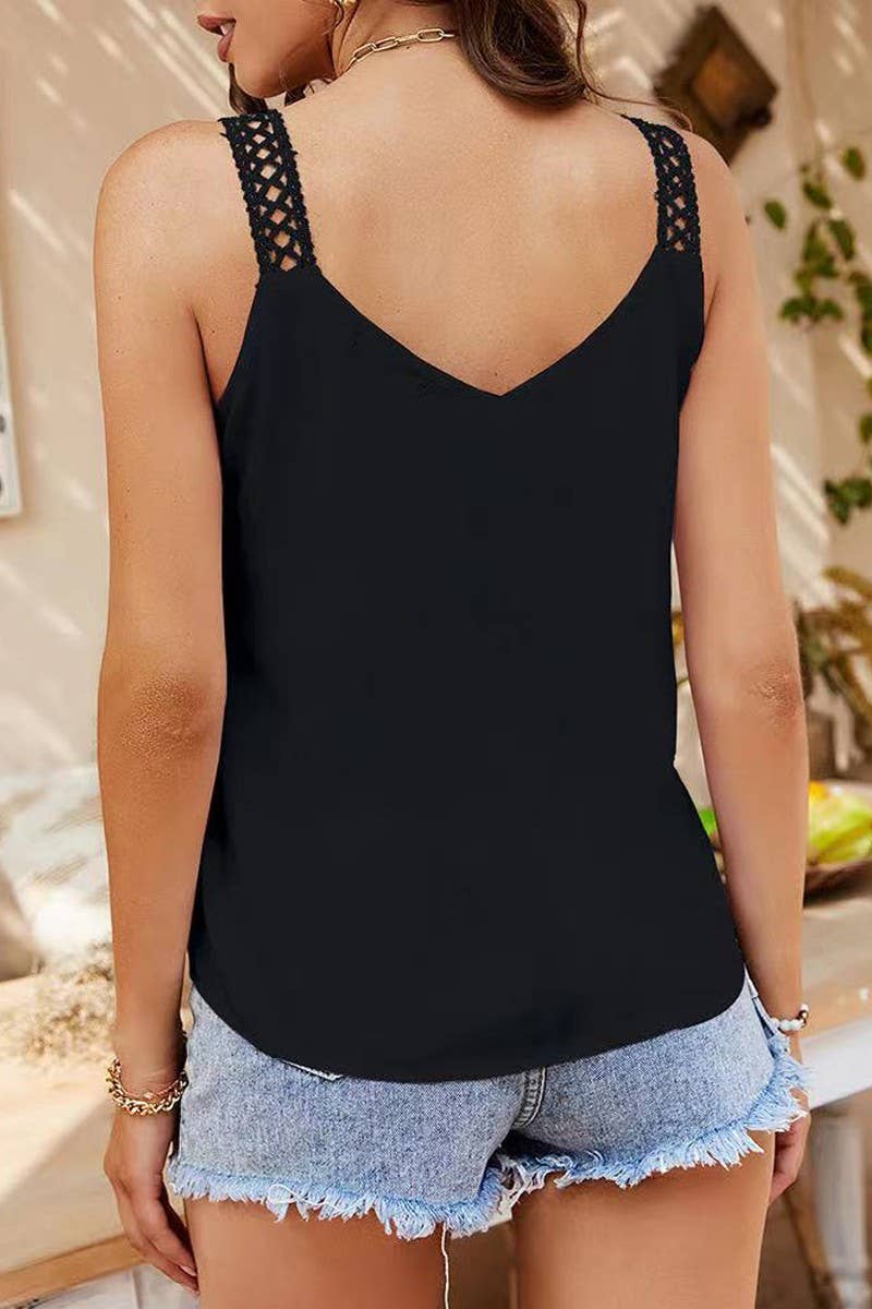 Miss Sparkling - Wholesale Tanktop - Dames - Tanktop met halve knoop1