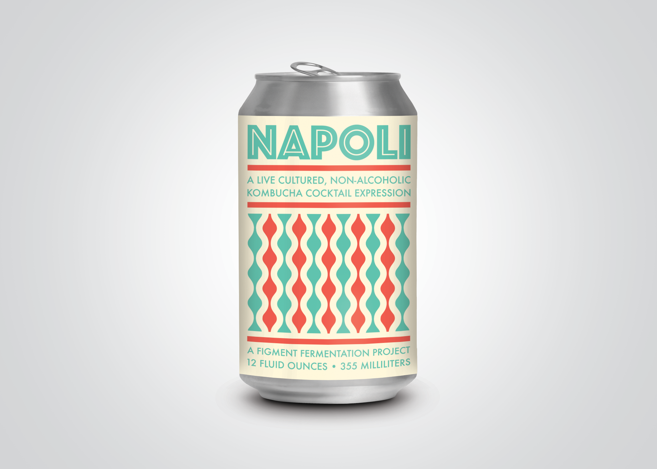 Figment Kombucha - Wholesale Non-Alcoholic Aperitif/Mocktail - "Napoli" Italian-Style N.A. Aperitivo -12 Pack 3