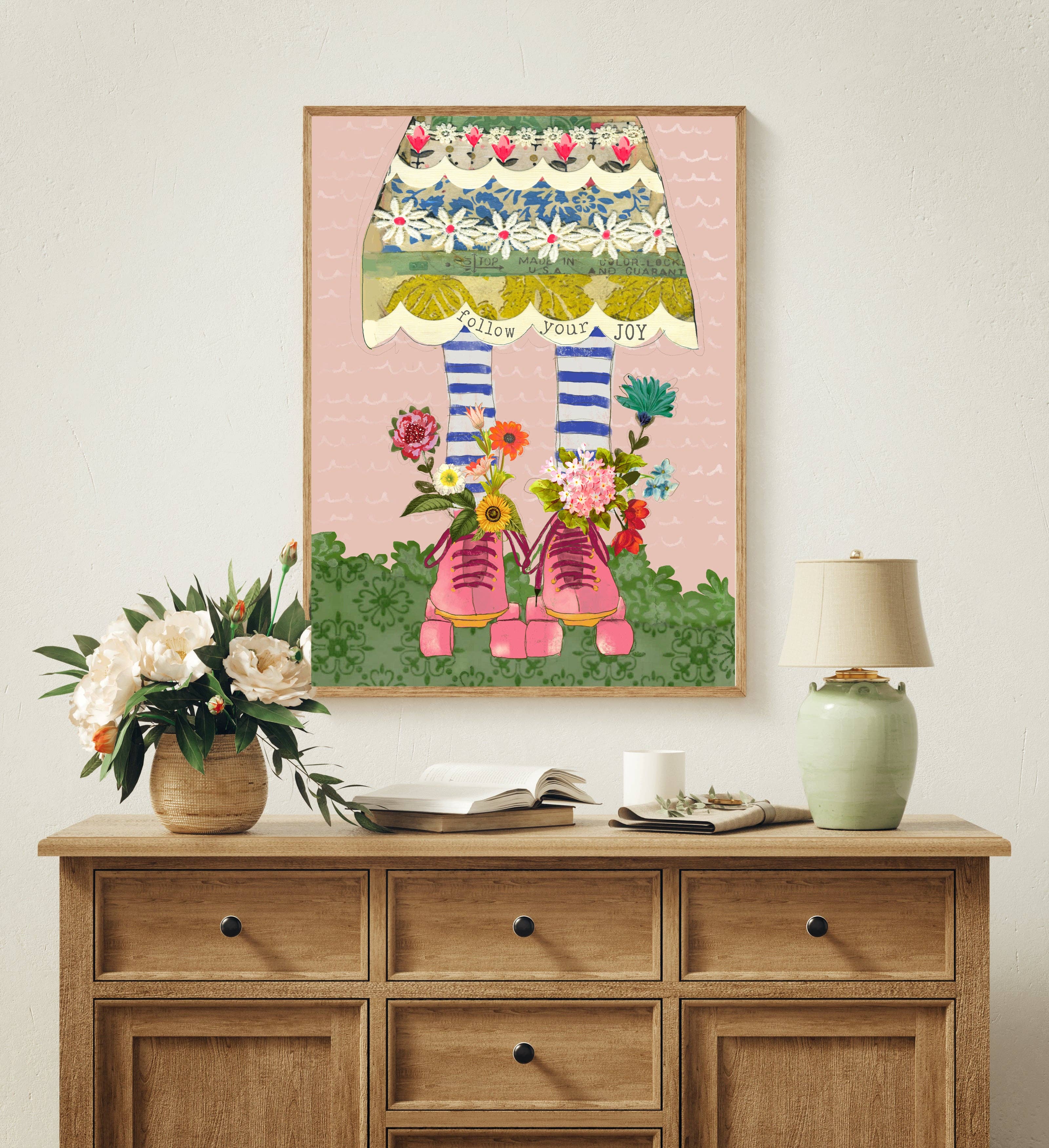 Kelly Rae Roberts - Wholesale Art Print - Follow Your Joy  - Print1