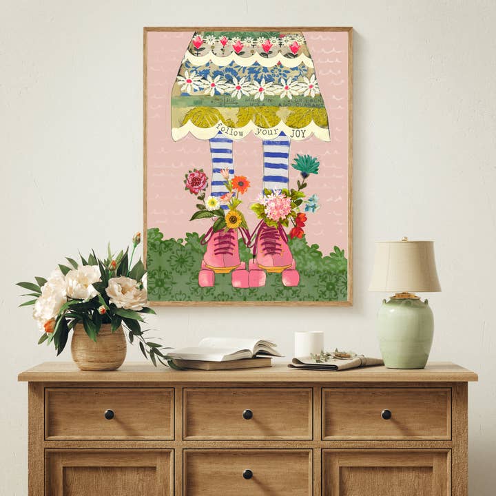 Kelly Rae Roberts - Wholesale Art Print - Follow Your Joy - Print1