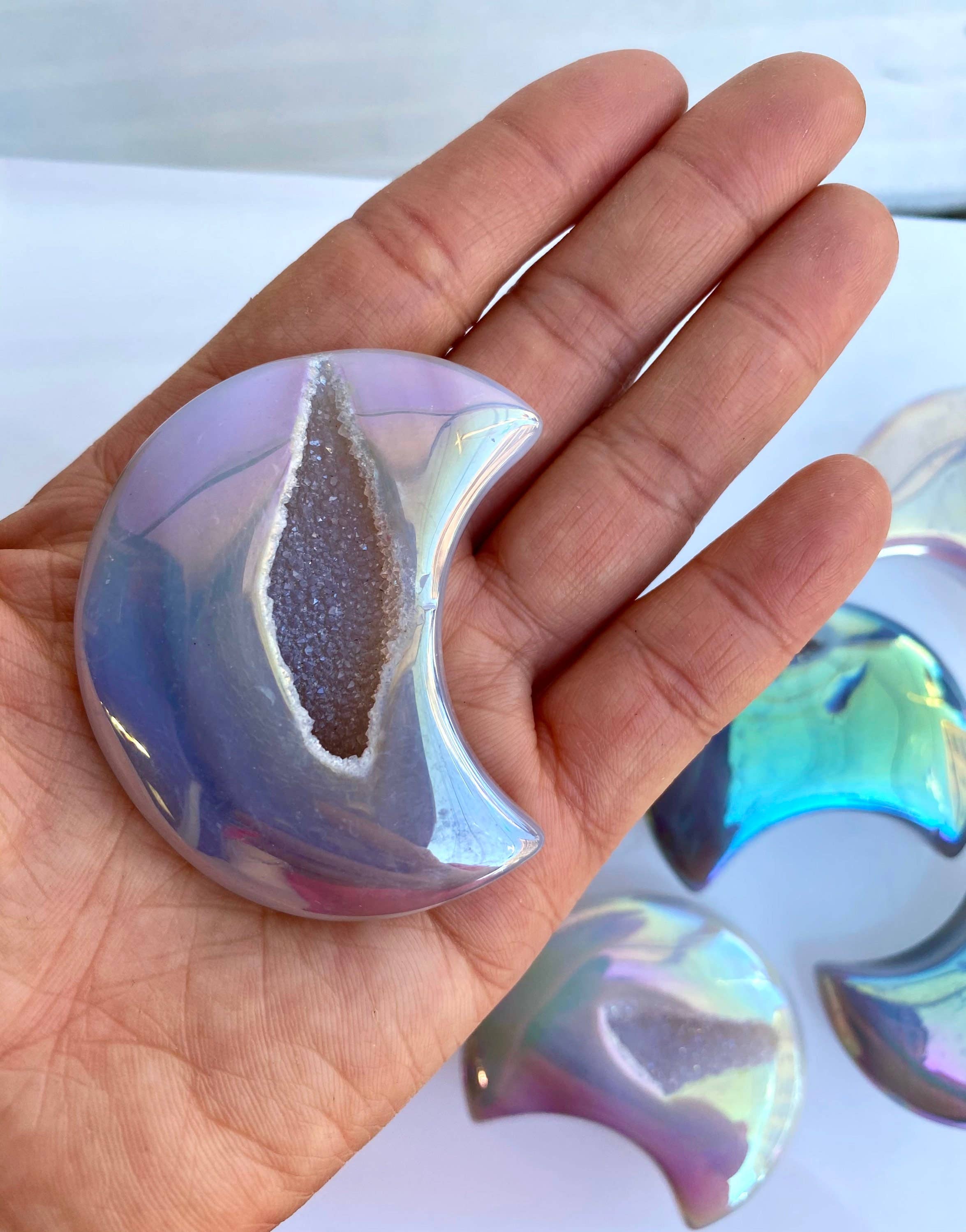 KayleeNYC - Wholesale Spiritual Stone/Crystal - Wholesale Lot 1 lb Angel Aura Agate Moon Crystal Healing 4