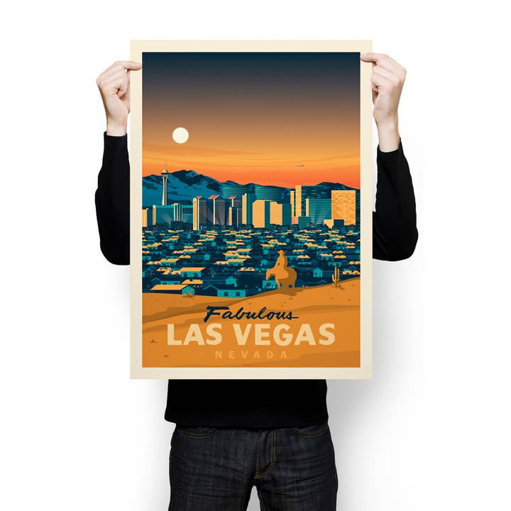 Olahoop Travel Posters - Wholesale Poster - Las Vegas Nevada - USA travel poster3