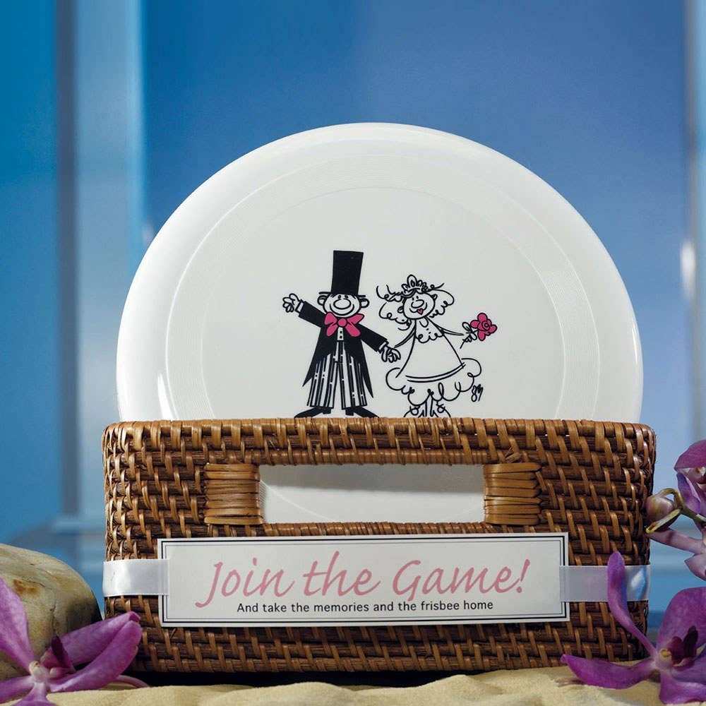 Weddingstar Inc. - Wholesale Sports & Outdoor - Bride & Groom Frisbee1