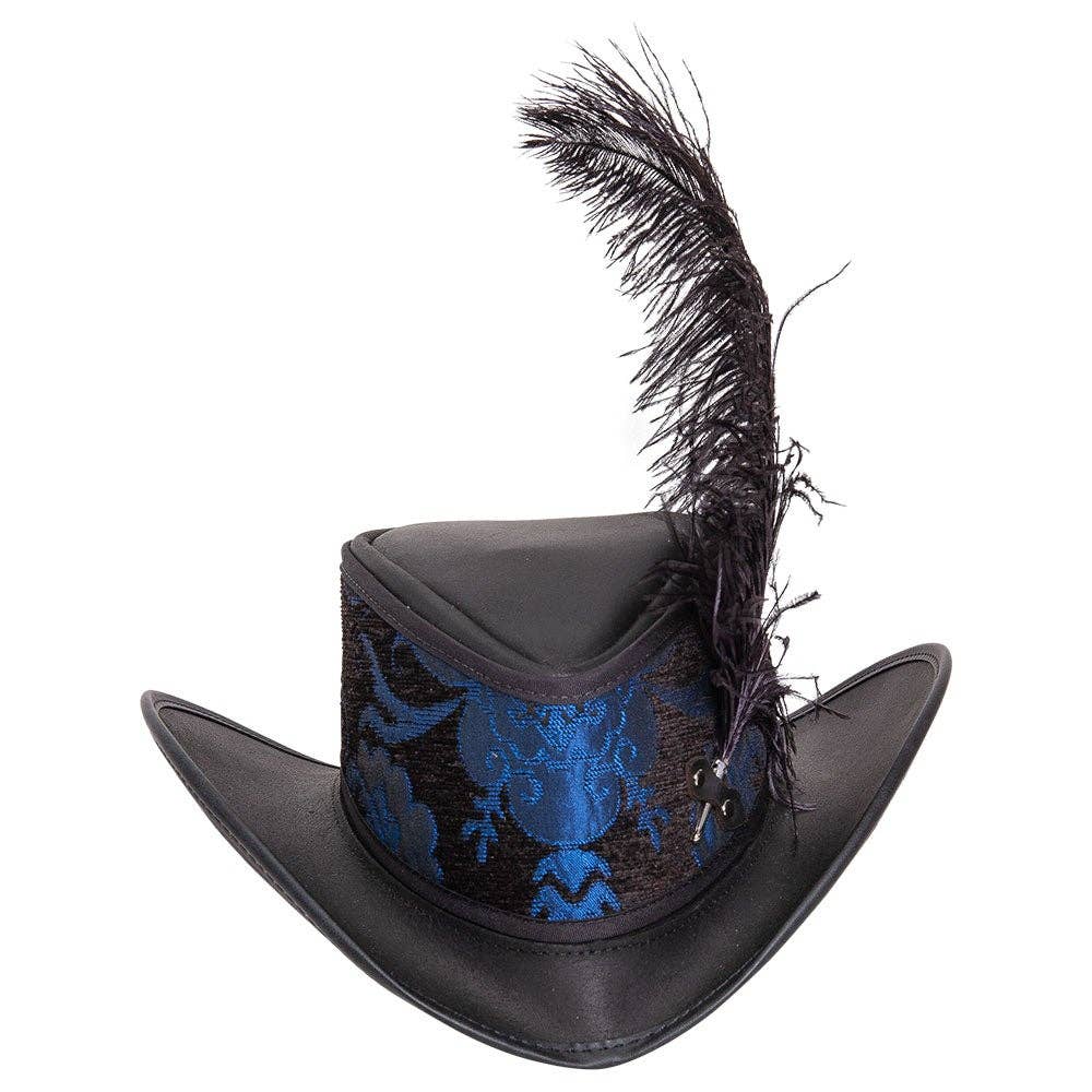 American Hat Makers - Vendita all'ingrosso Fedora - Unisex - Cappello da Festival in Pelle - Stile Reversibile Ren3